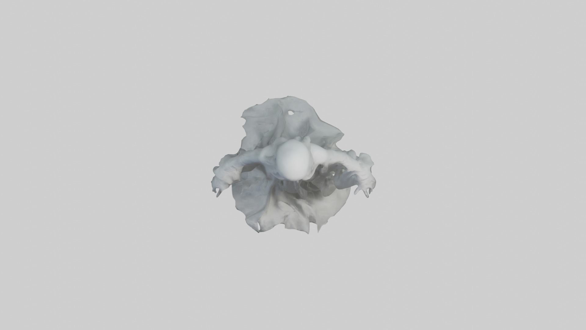 Ghost Model Low-poly 3D model_8