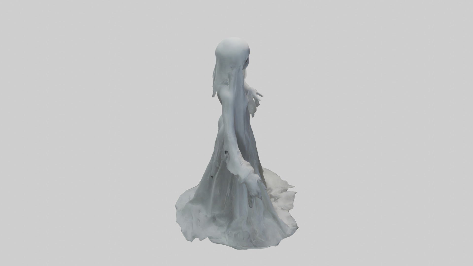 Ghost Model Low-poly 3D model_12