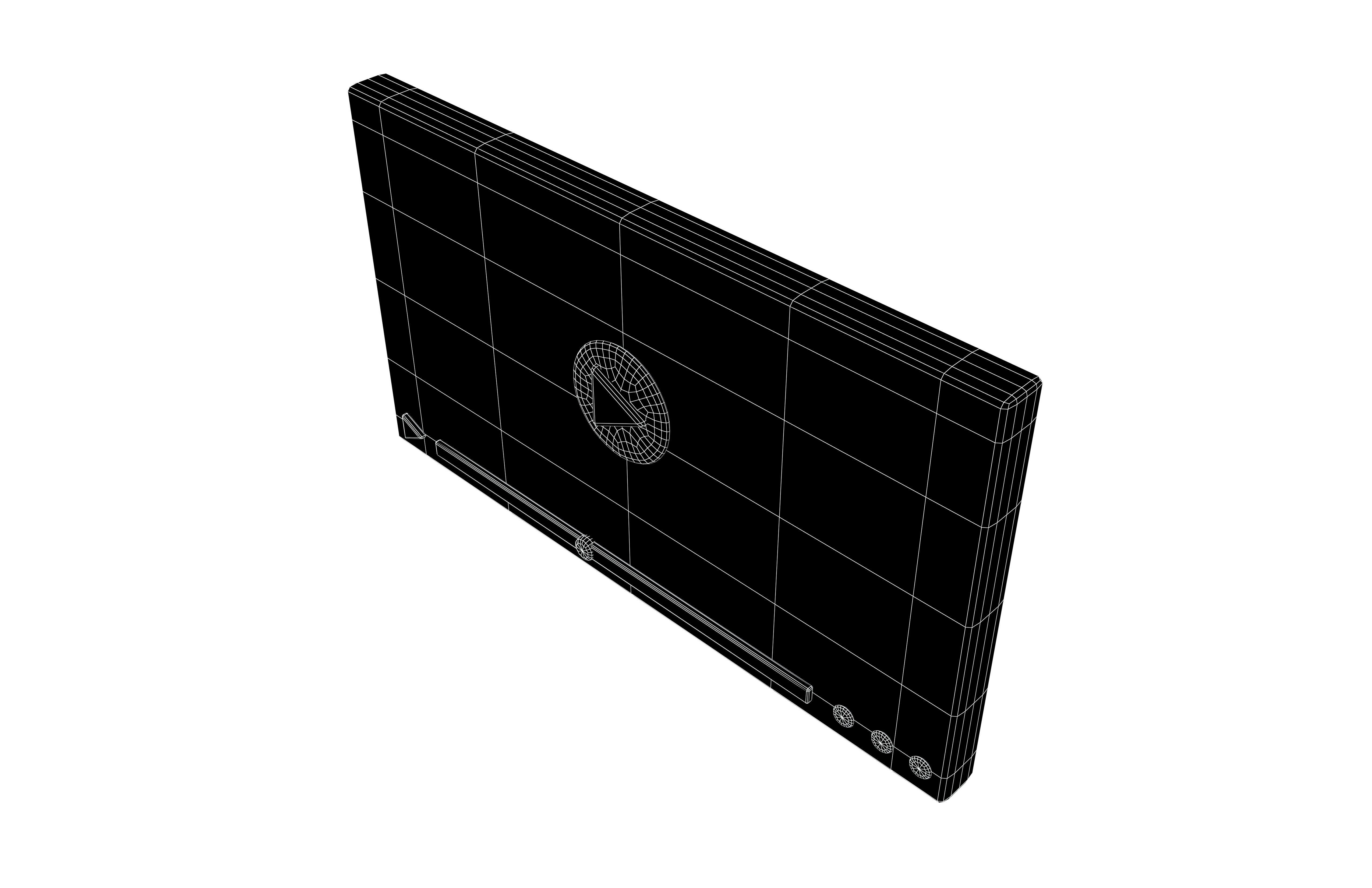 Video Player Interface Icon v1 001 Low-poly 3D model_6