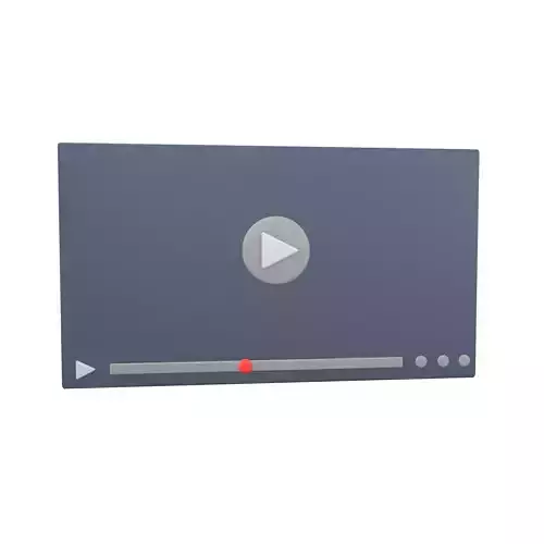 Video Player Interface Icon v1 002