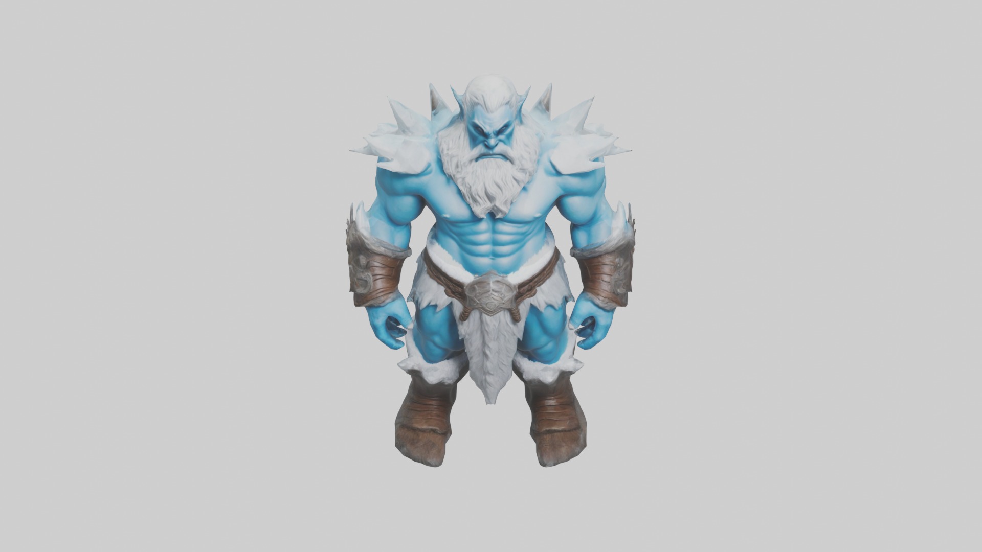 Frostgiant Model Low-poly 3D model_10