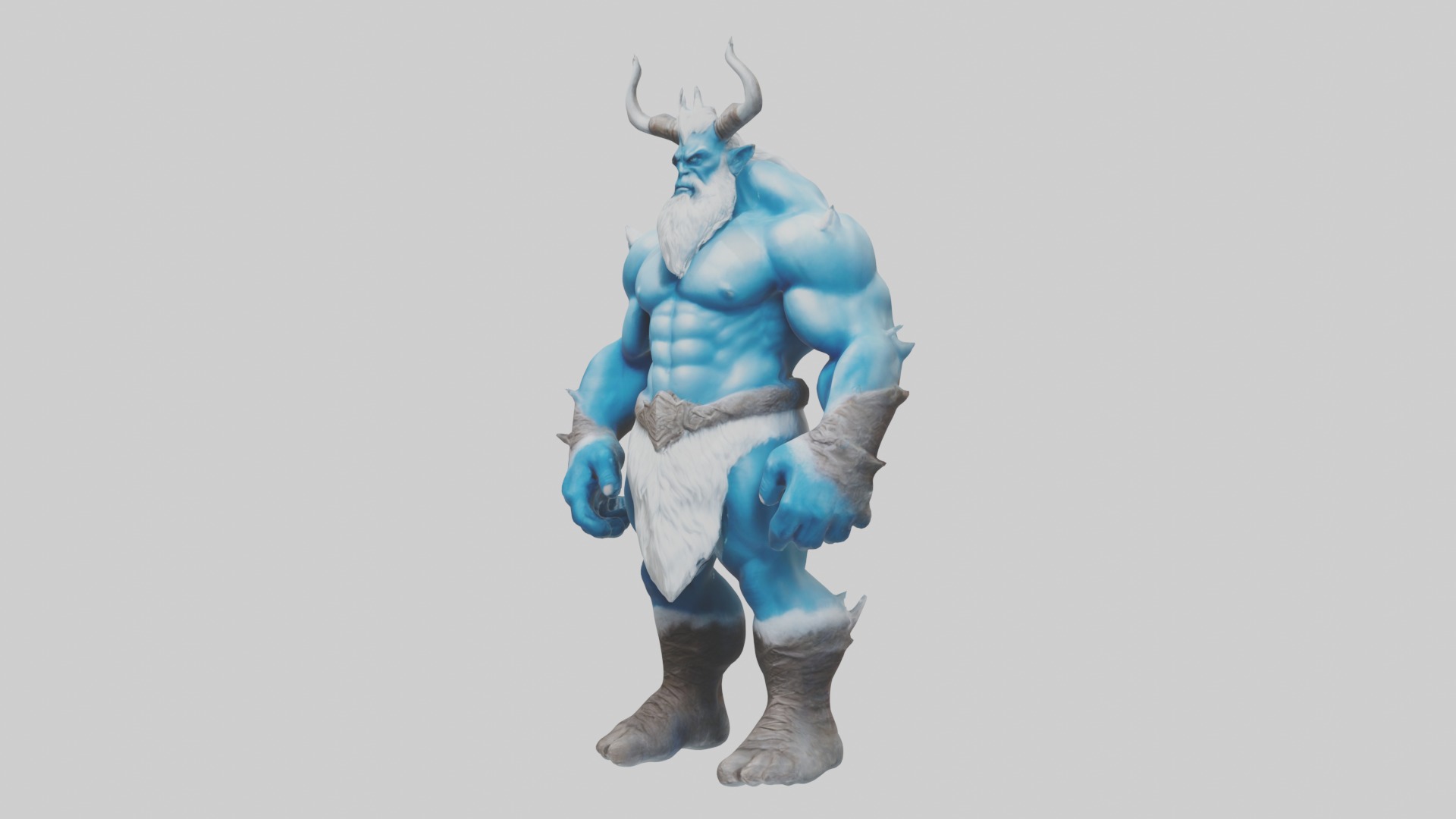 Frost Giant Model 1 Low-poly 3D model_1