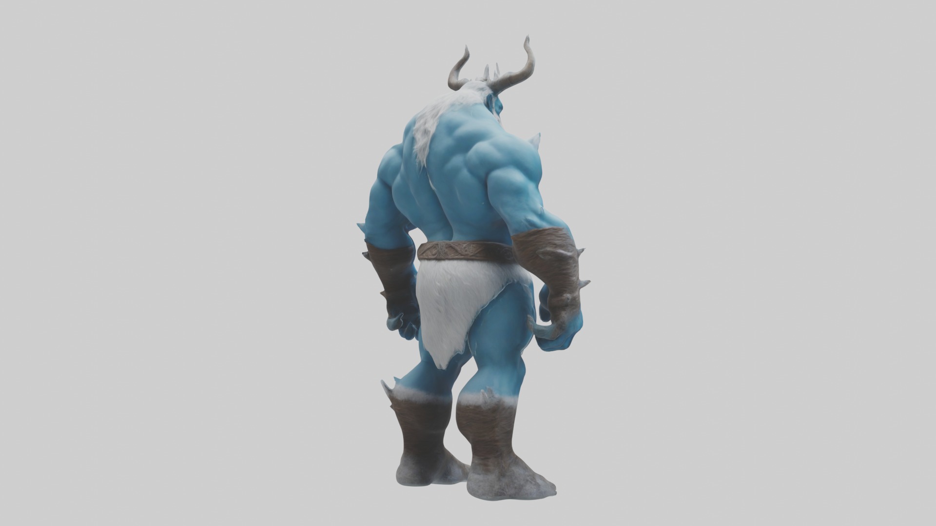 Frost Giant Model 1 Low-poly 3D model_4