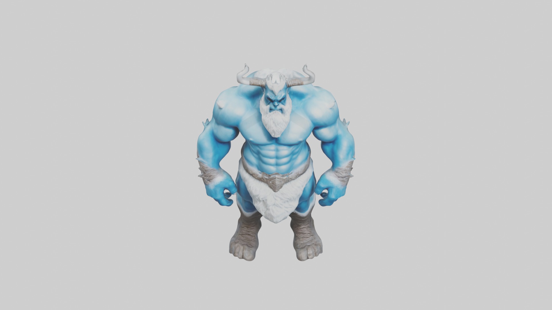 Frost Giant Model 1 Low-poly 3D model_10