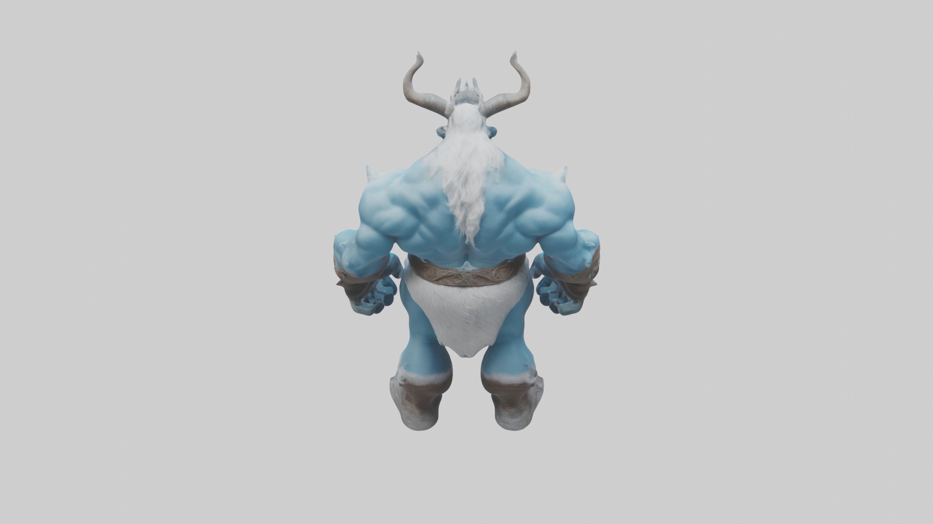 Frost Giant Model 1 Low-poly 3D model_9