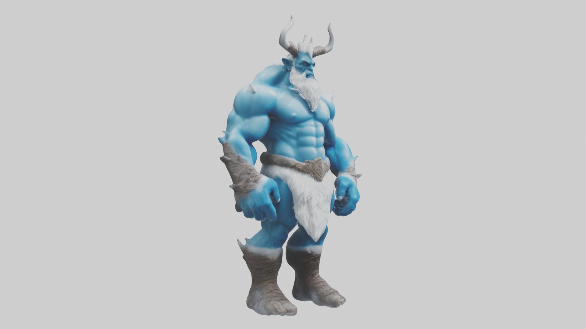 Frost Giant Model 1 Low-poly 3D model_5