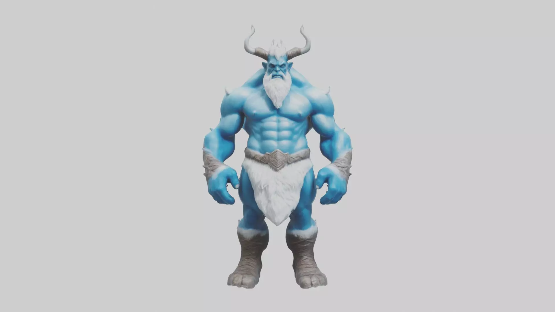 Frost Giant Model 1 Low-poly 3D model_0