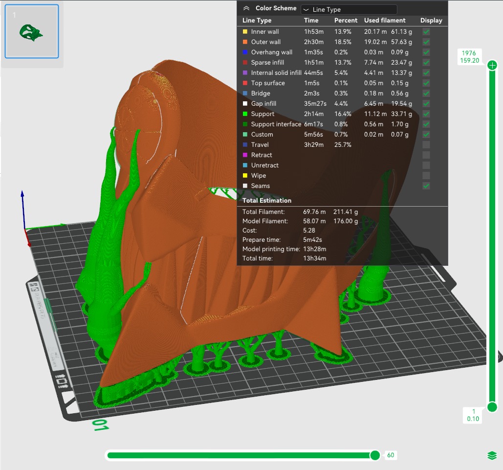 Umbrella Boy Face Mask - Dandadan Anime Cosplay  3D print model_28