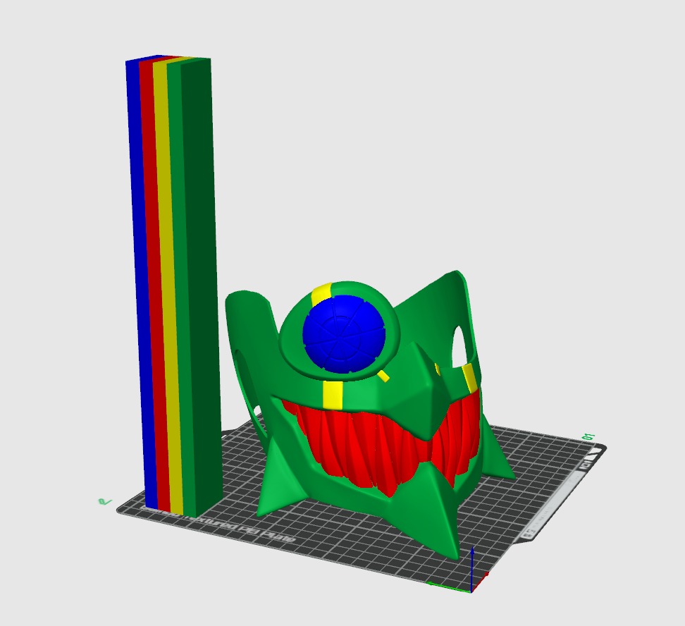 Umbrella Boy Face Mask - Dandadan Anime Cosplay  3D print model_29