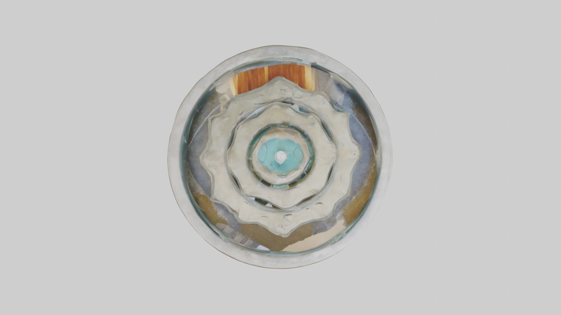 Fountain Model Low-poly 3D model_8