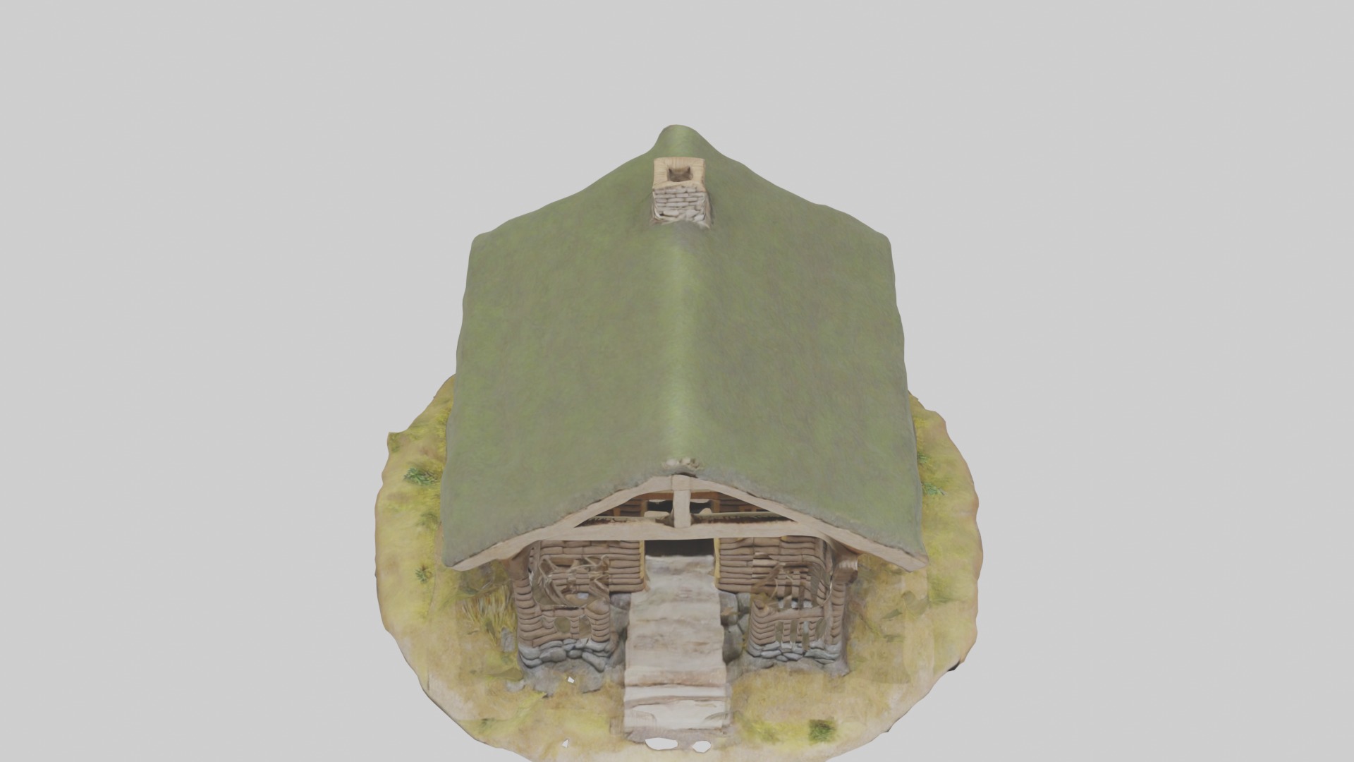 Foresthut Model Low-poly 3D model_10