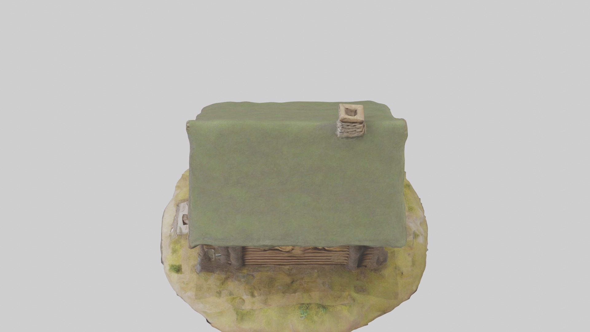 Foresthut Model Low-poly 3D model_11