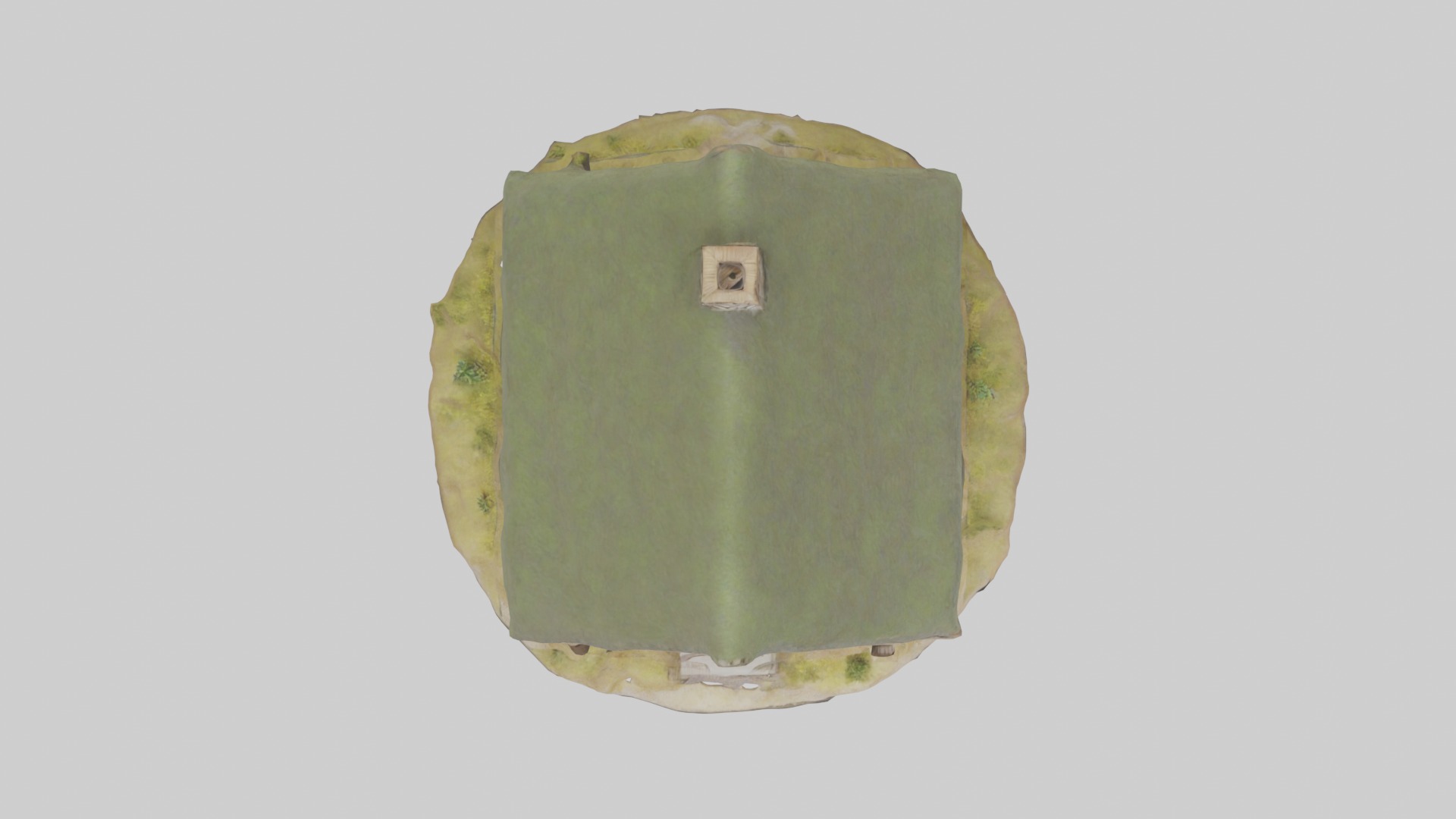 Foresthut Model Low-poly 3D model_8