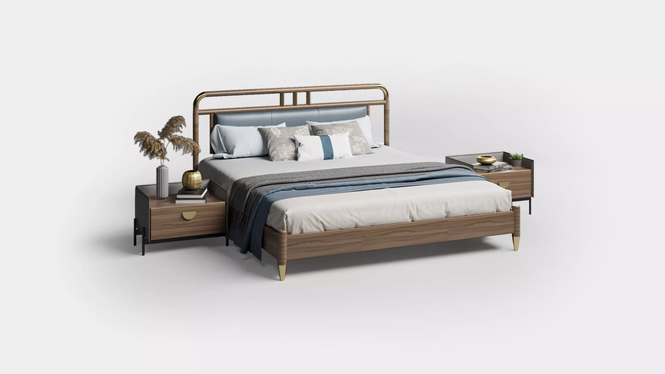 CONTEMPARY BED Free 3D model