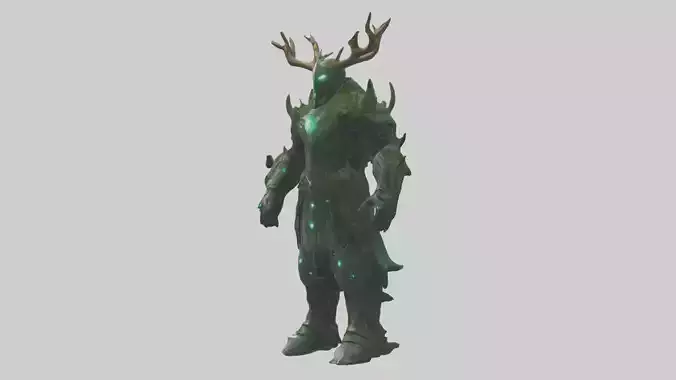 Forest Guardian Suit 1 Low-poly 3D model