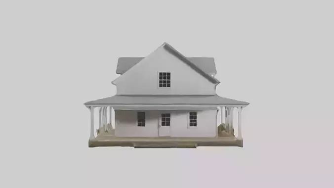 Farmhouse Model Low-poly 3D model