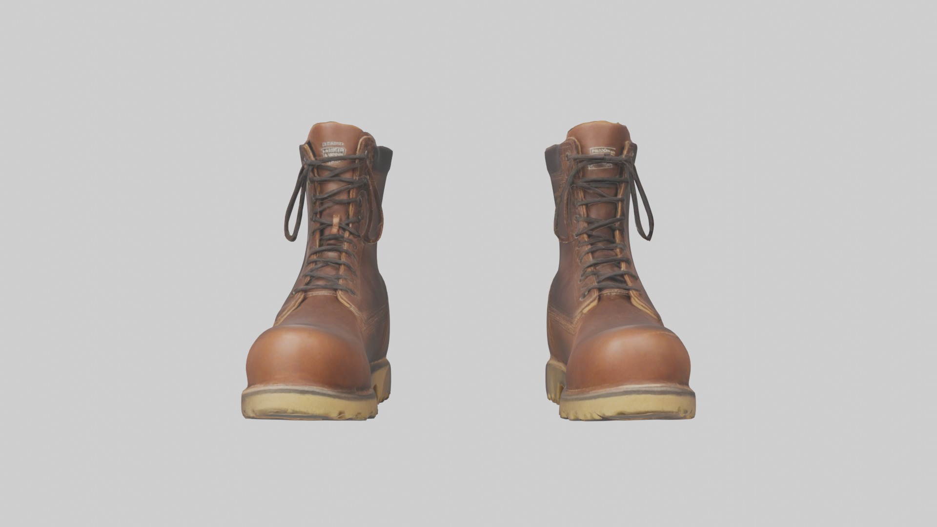 Farmboots Model Low-poly 3D model_3