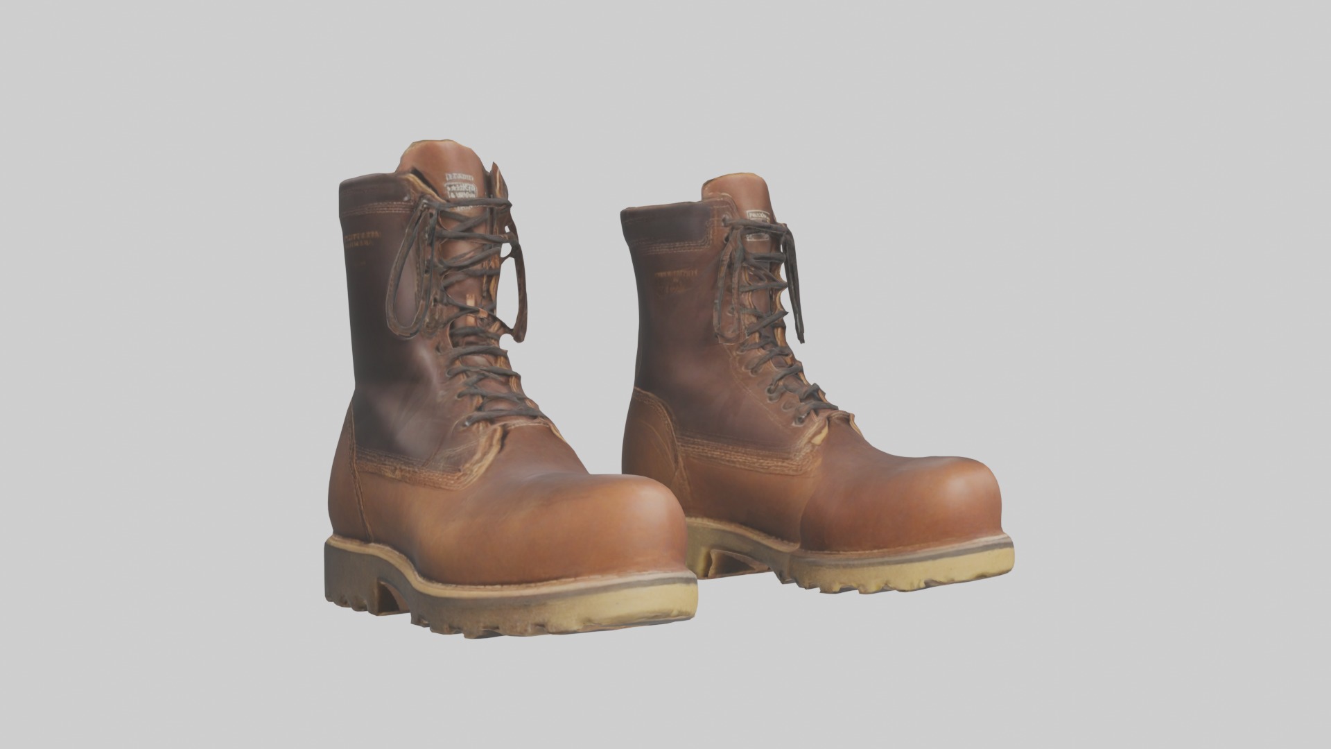 Farmboots Model Low-poly 3D model_5