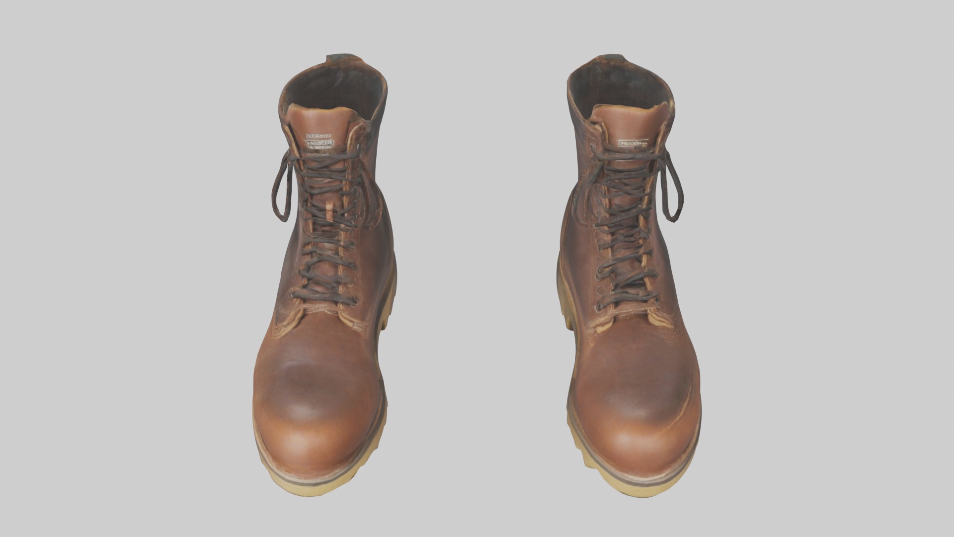 Farmboots Model Low-poly 3D model_10