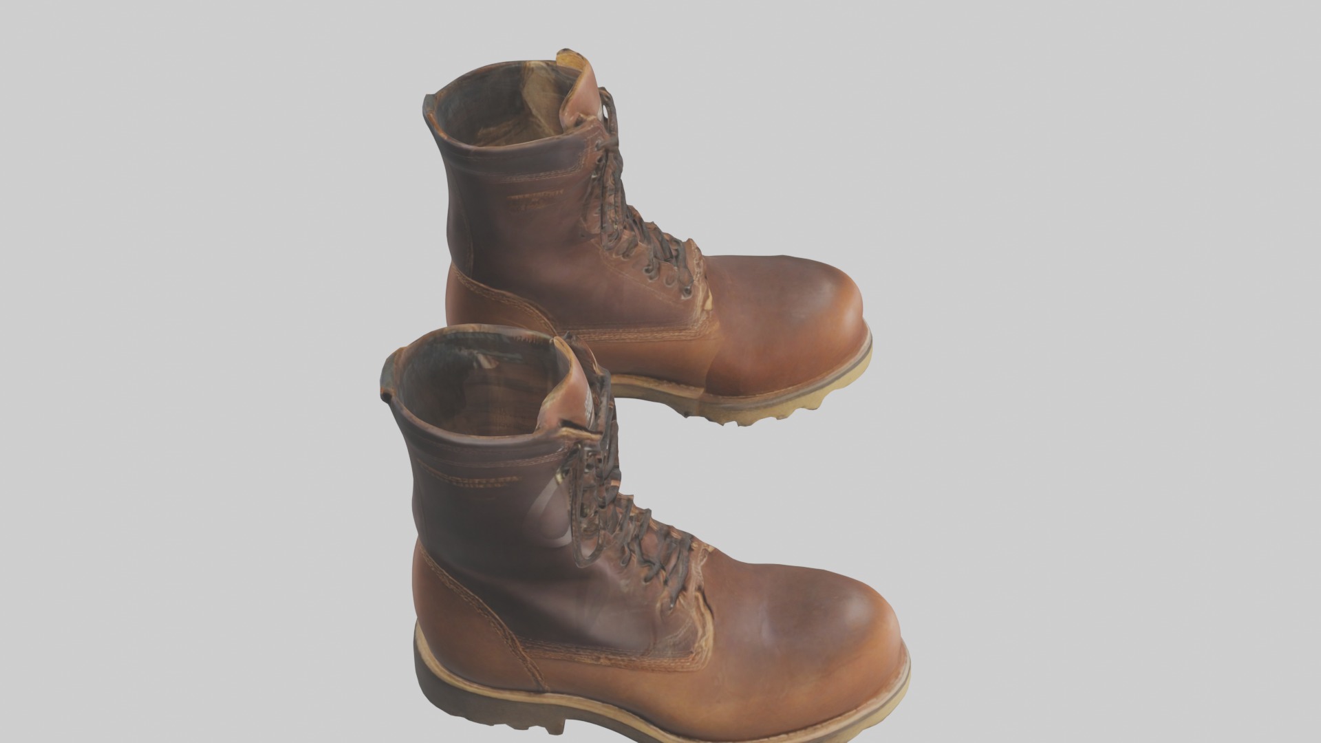 Farmboots Model Low-poly 3D model_12