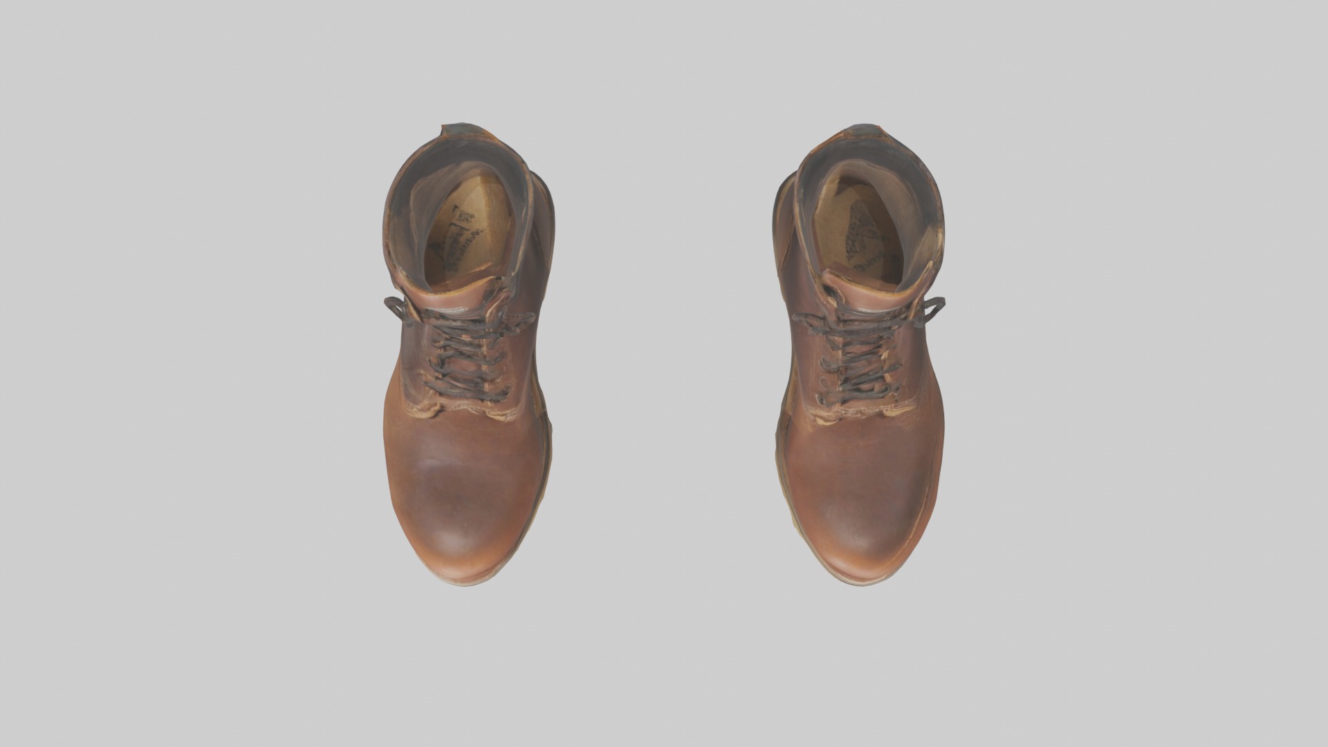 Farmboots Model Low-poly 3D model_8