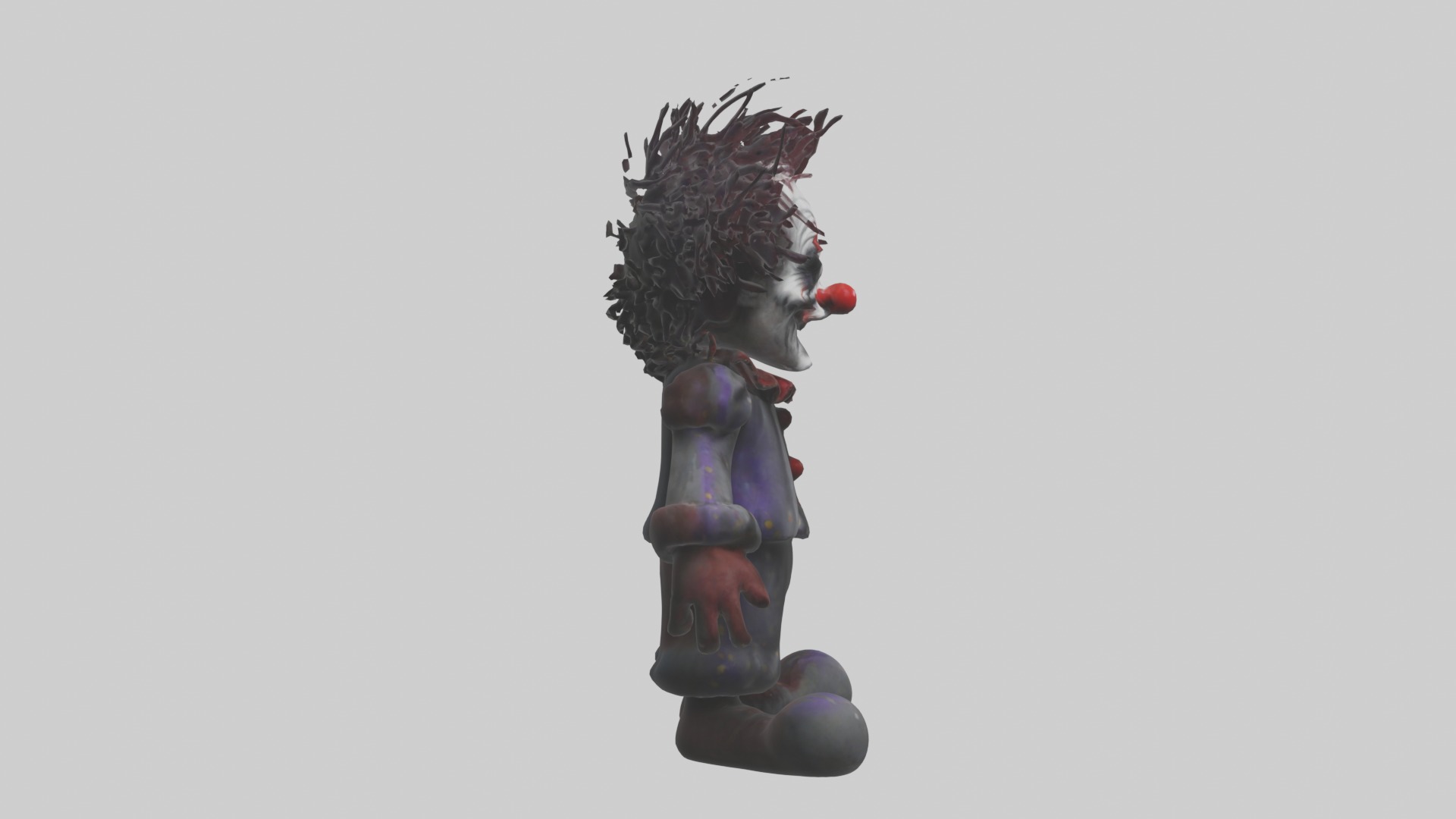 Evilclown Model Low-poly 3D model_7