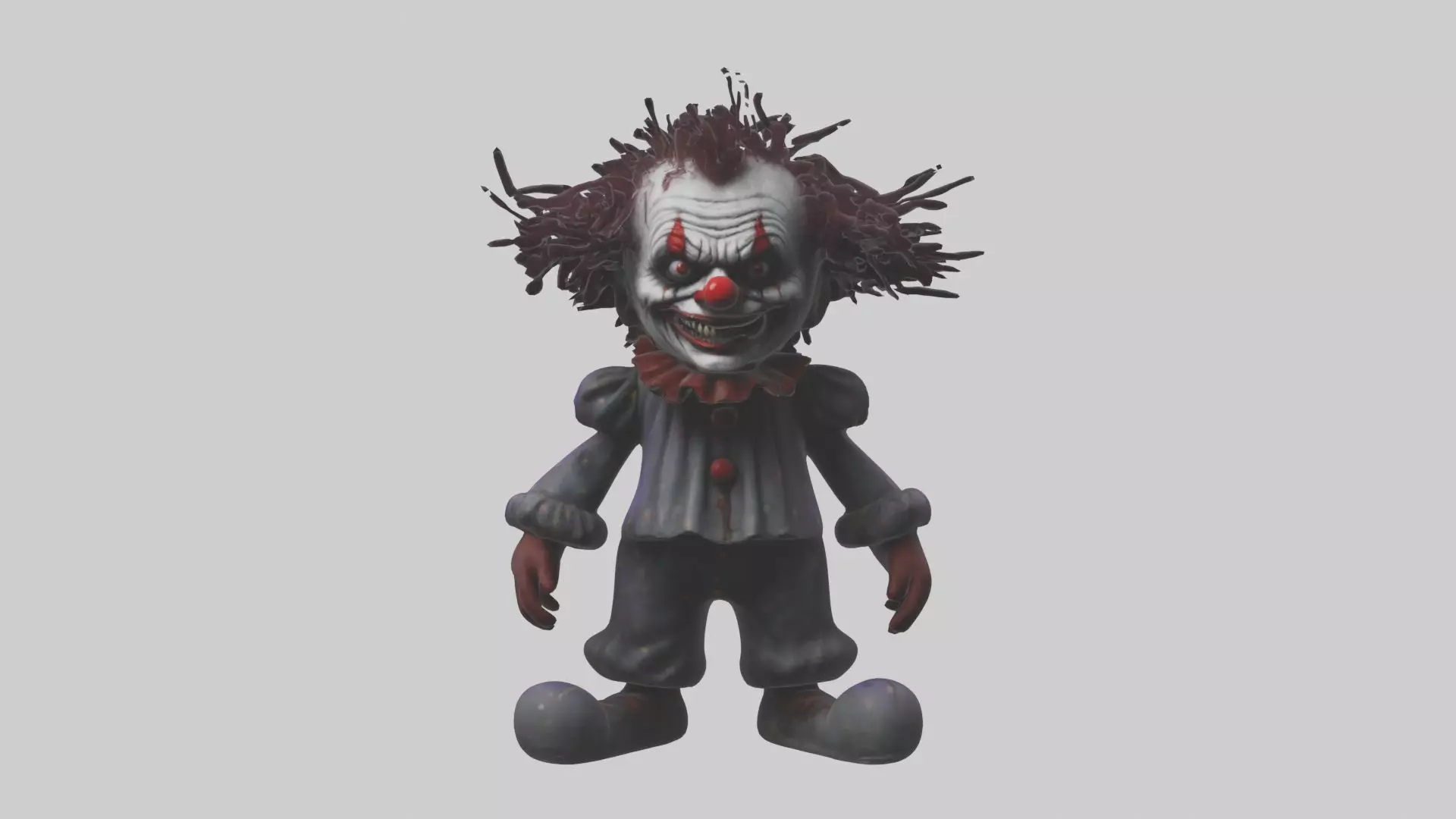 Evilclown Model Low-poly 3D model_0