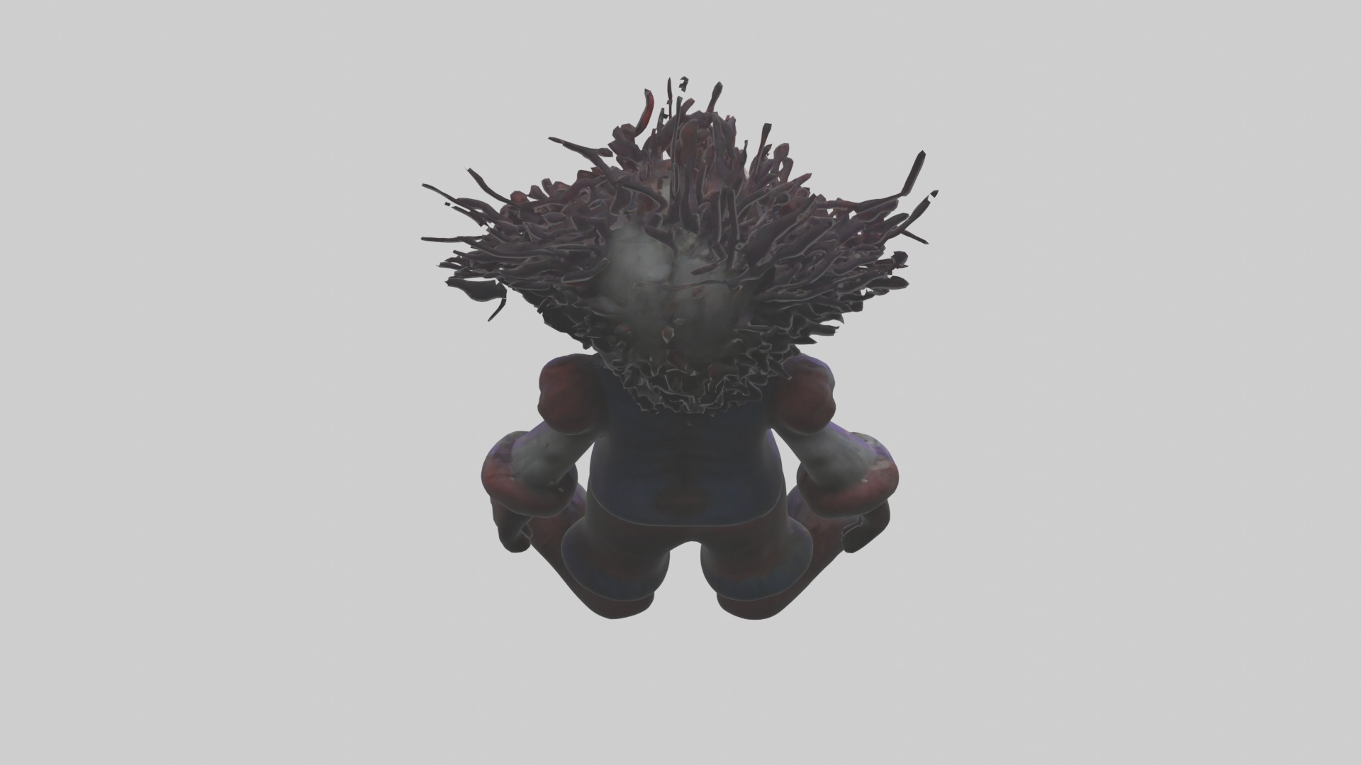 Evilclown Model Low-poly 3D model_9