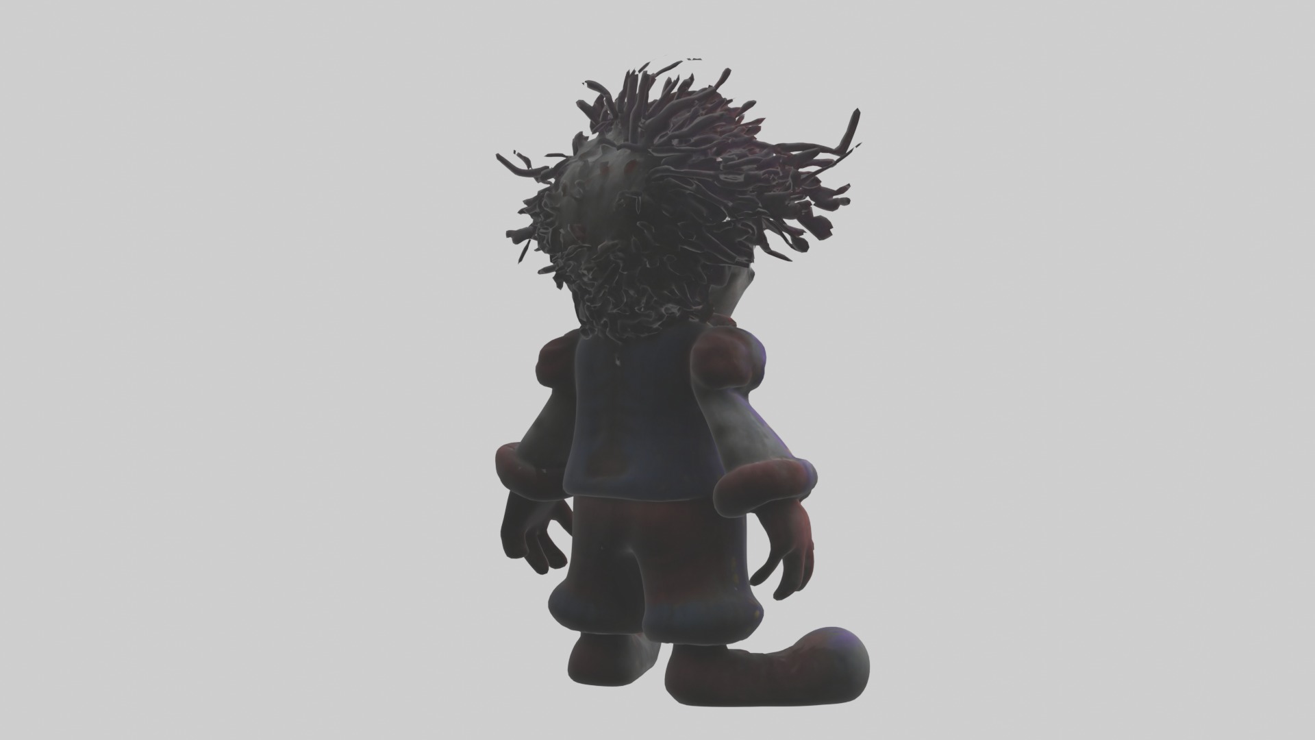 Evilclown Model Low-poly 3D model_3