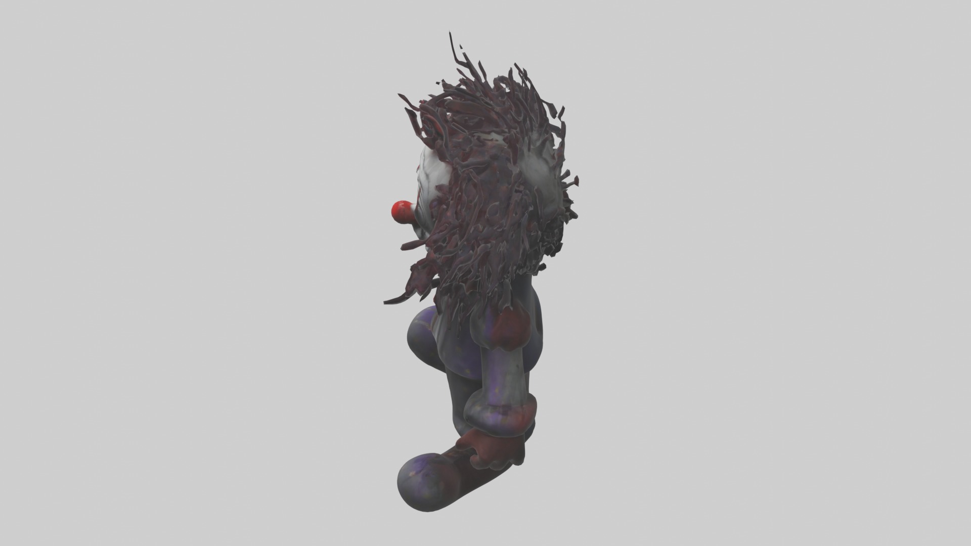 Evilclown Model Low-poly 3D model_11