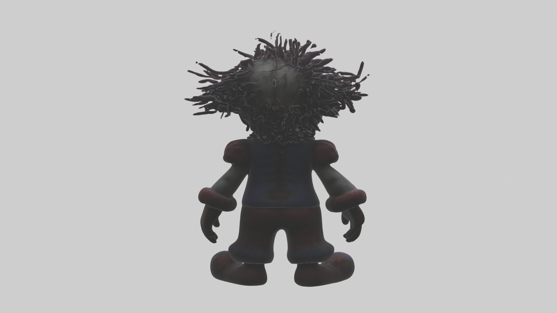 Evilclown Model Low-poly 3D model_1