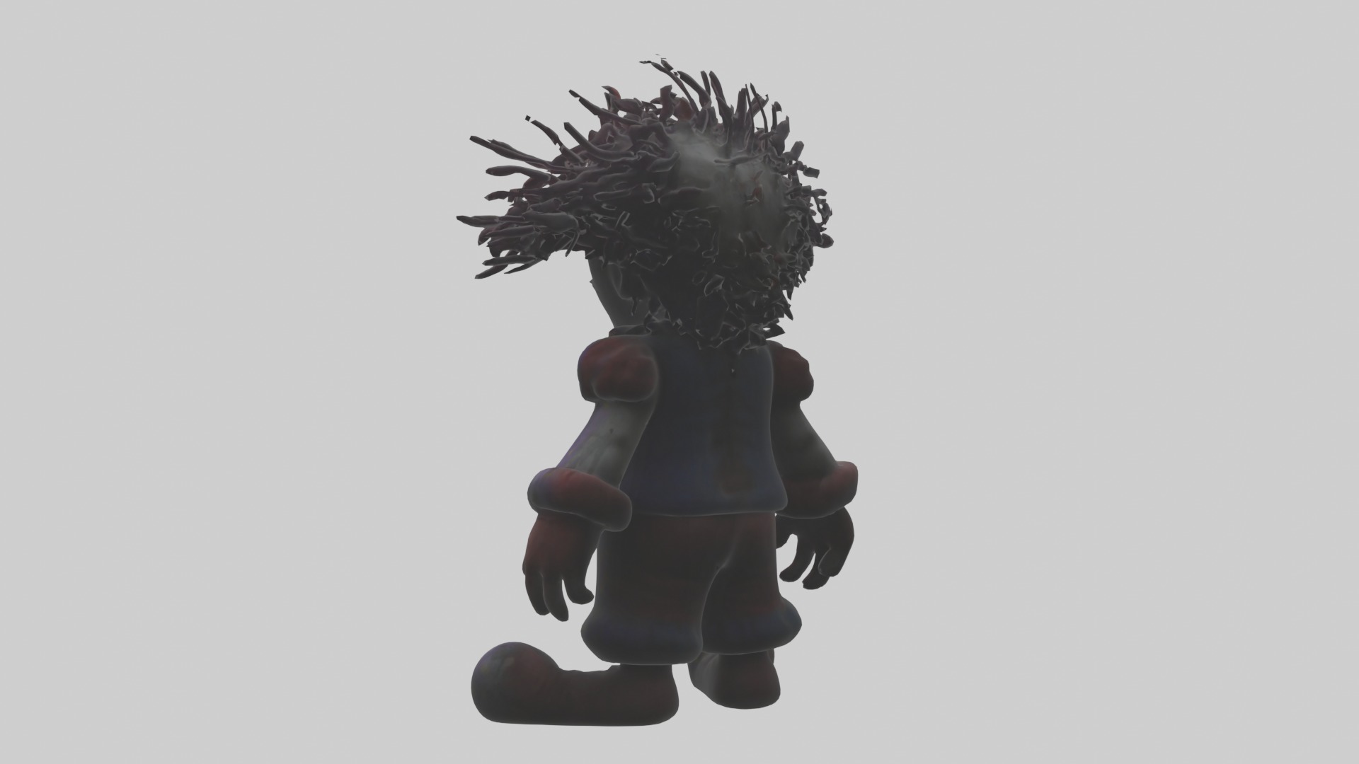 Evilclown Model Low-poly 3D model_2