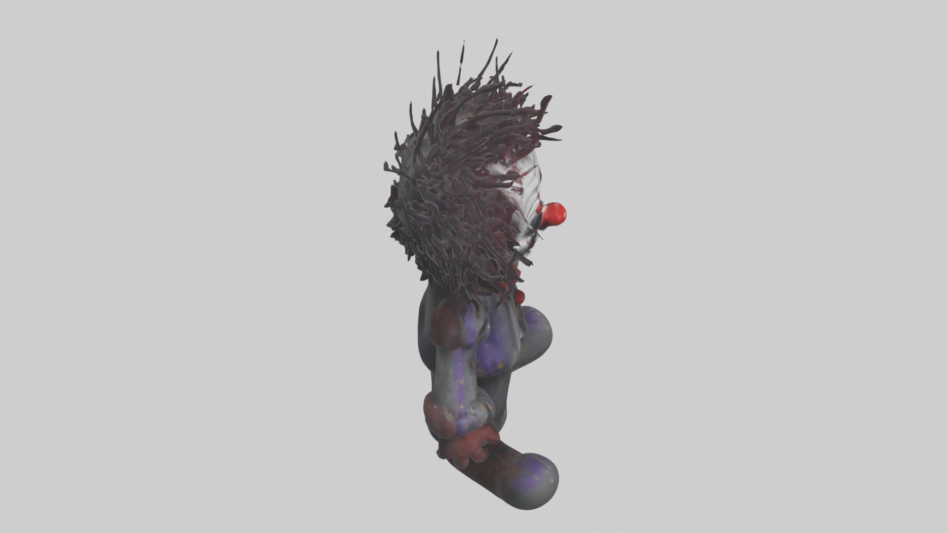 Evilclown Model Low-poly 3D model_12
