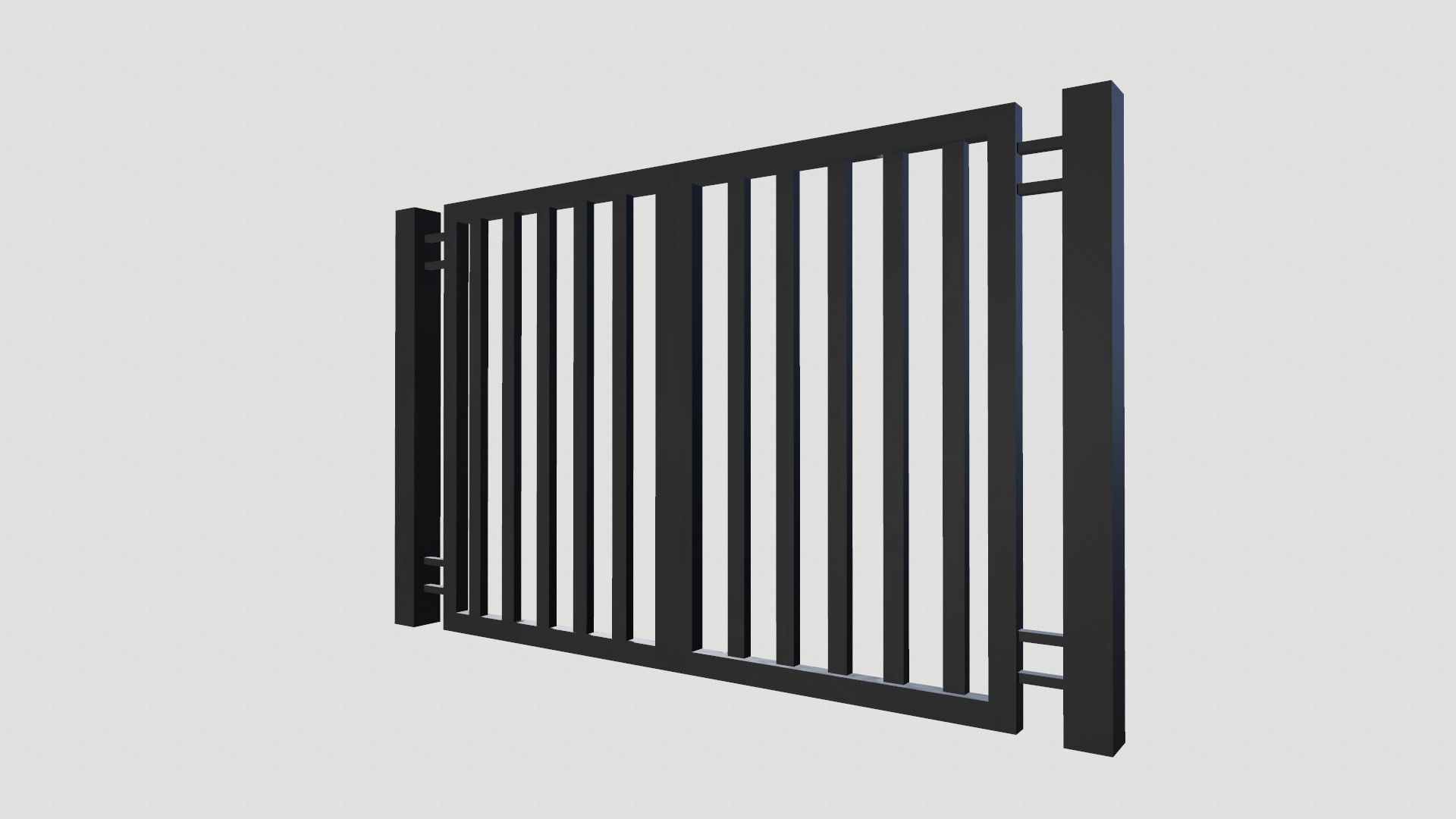 Door 3D Model Low-poly 3D model_6