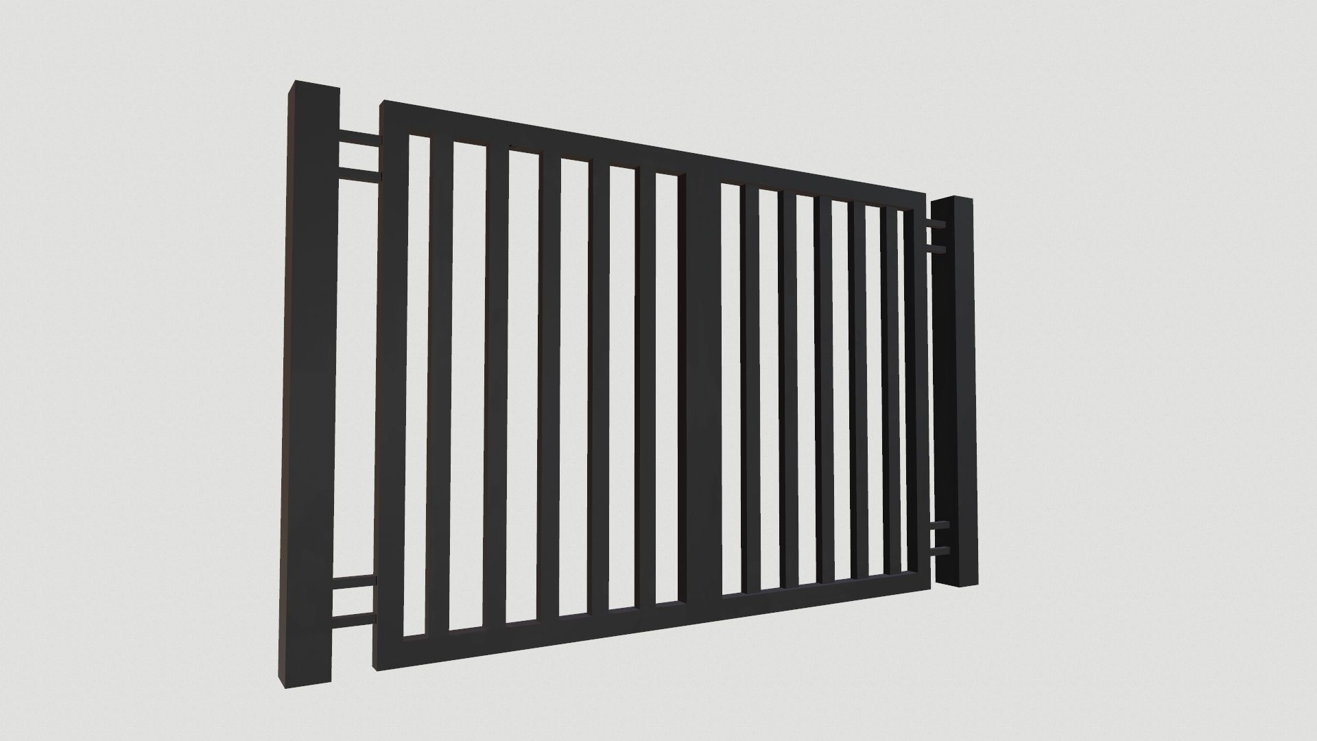 Door 3D Model Low-poly 3D model_3