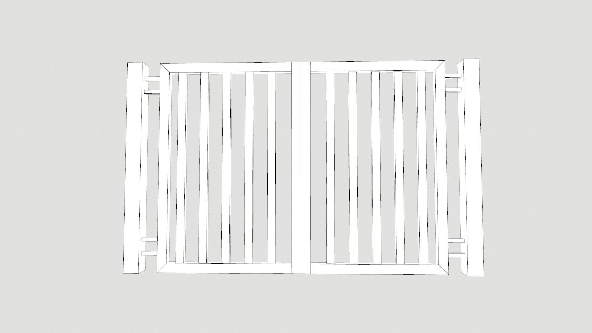 Door 3D Model Low-poly 3D model_8