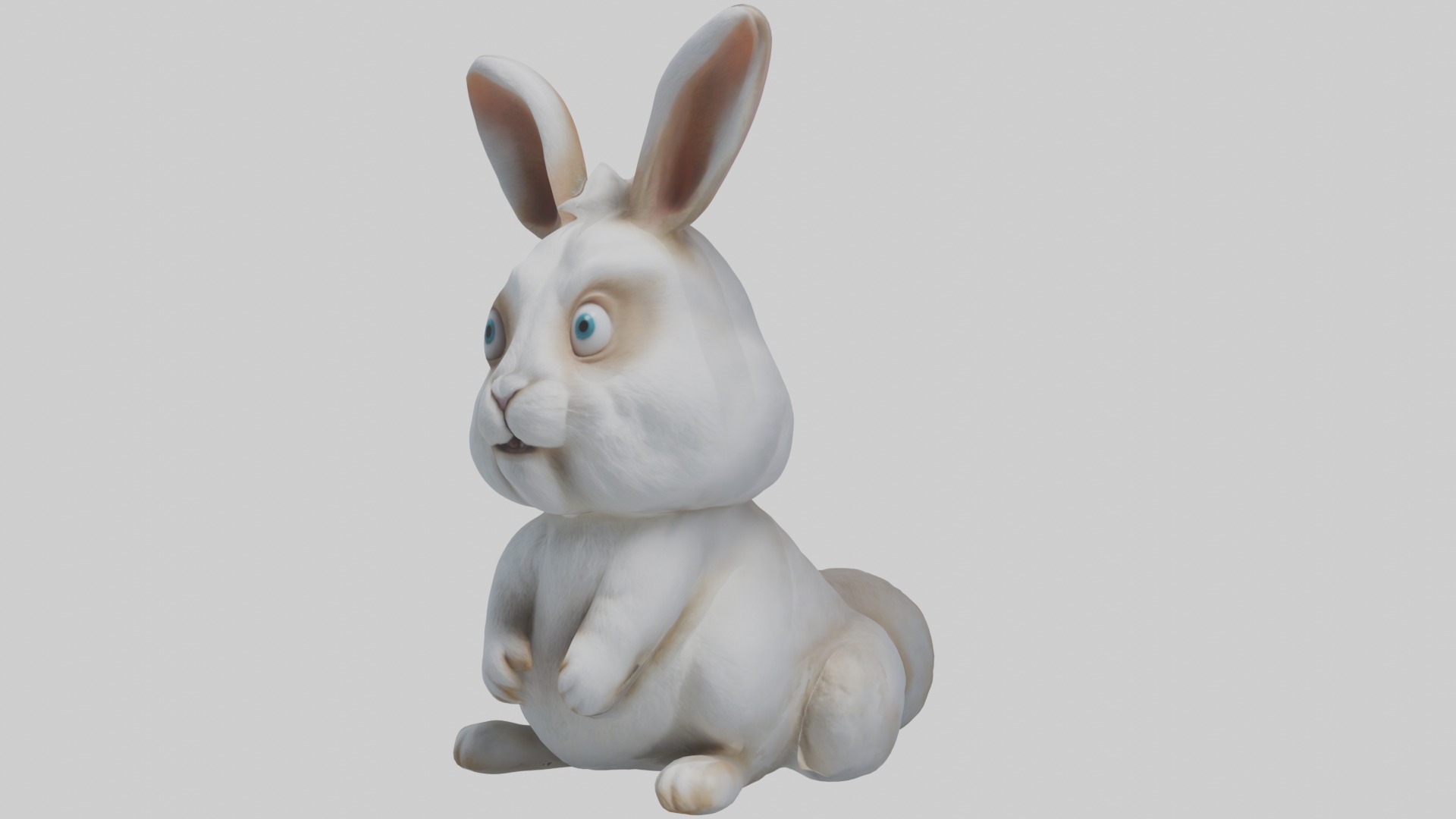 Dwarf Rabbit Model 1 Low-poly 3D model_4