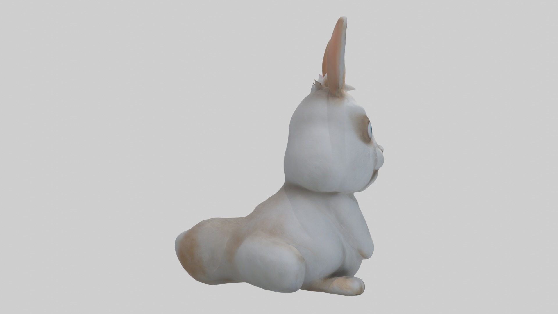 Dwarf Rabbit Model 1 Low-poly 3D model_7