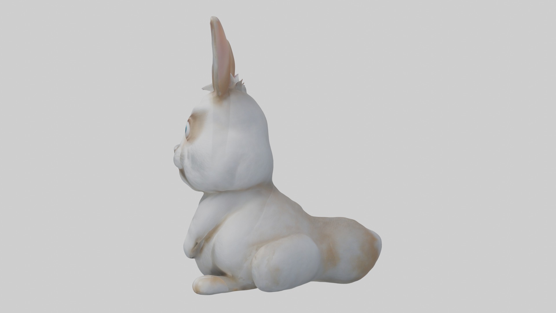 Dwarf Rabbit Model 1 Low-poly 3D model_6