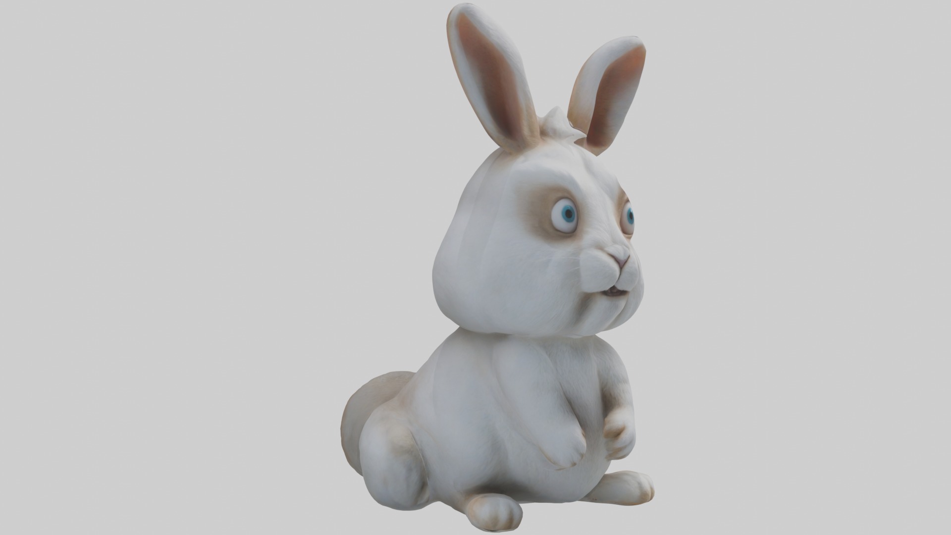 Dwarf Rabbit Model 1 Low-poly 3D model_5