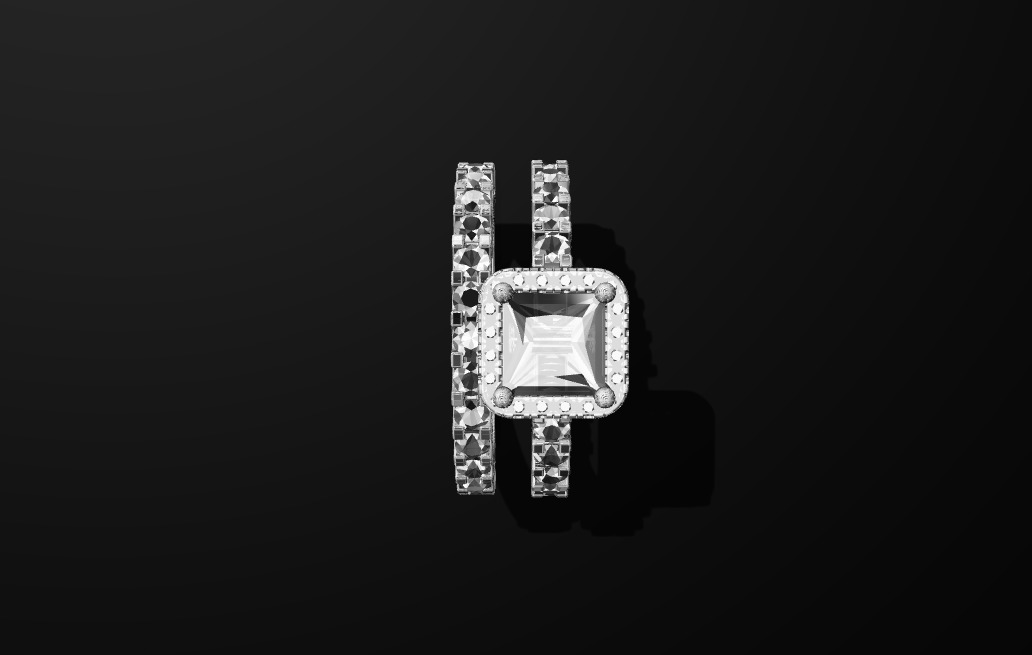 wedding ring 3D print model_2