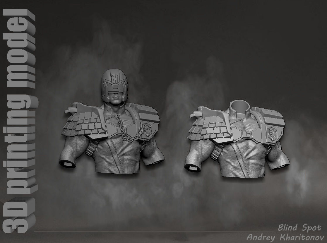 Judge Dredd 3D print model_24
