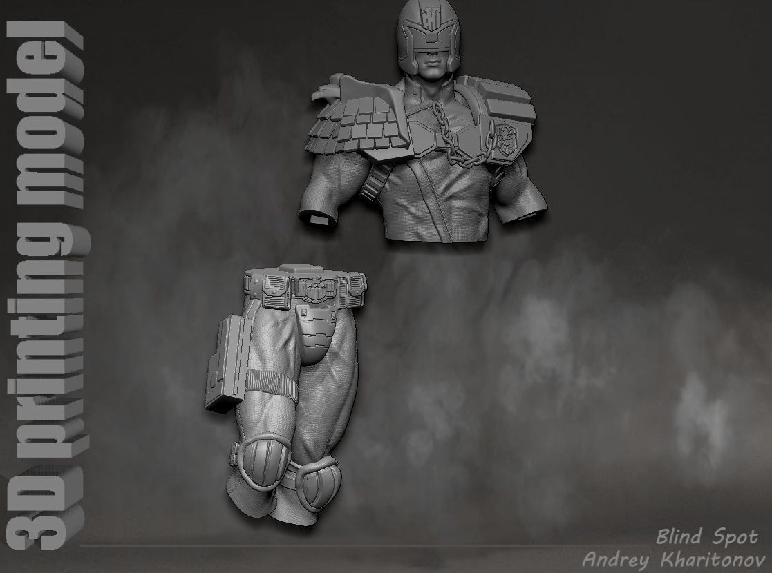 Judge Dredd 3D print model_23