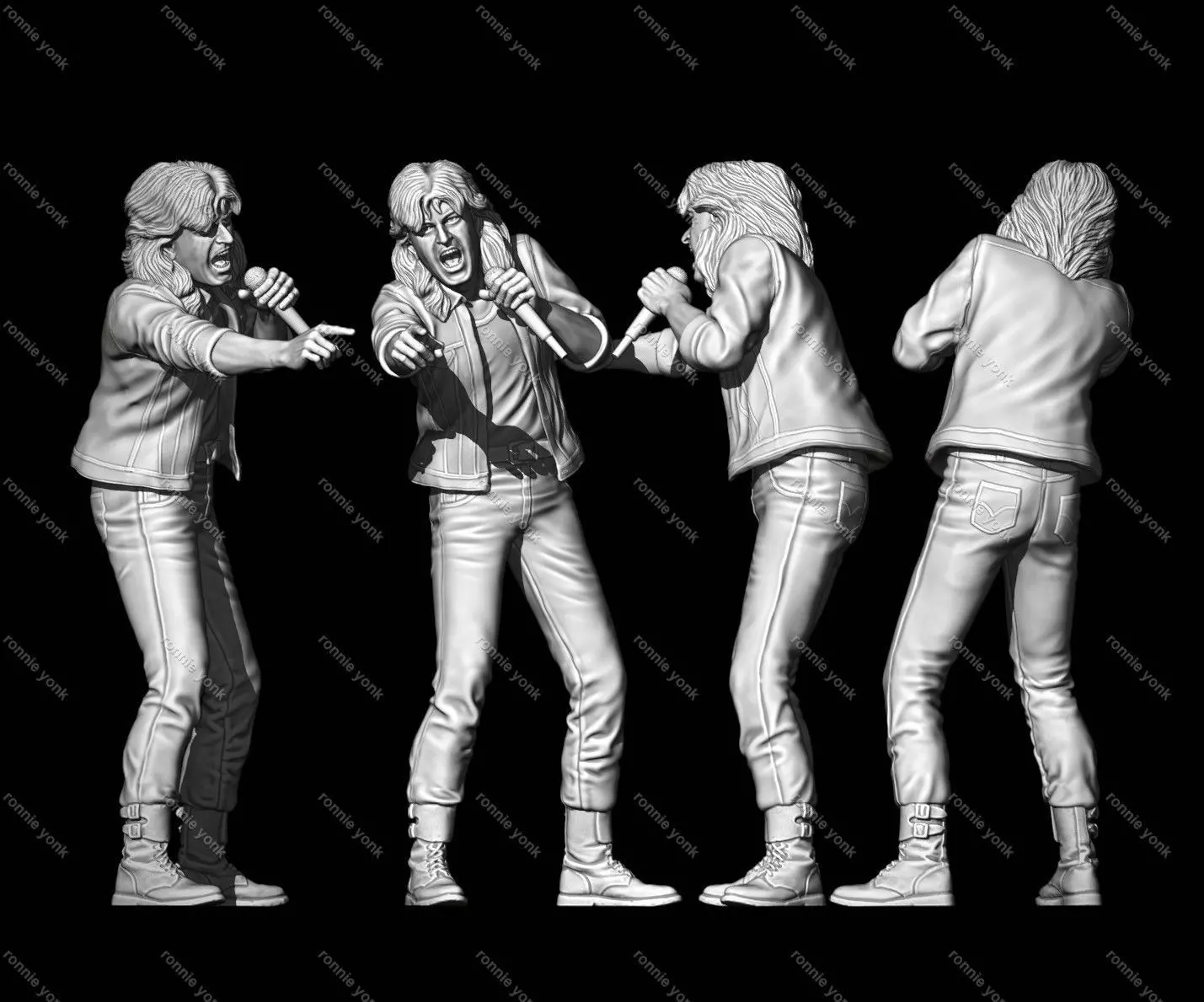 Def Leppard Pour Some Sugar On Me Joe Elliott 3D print model