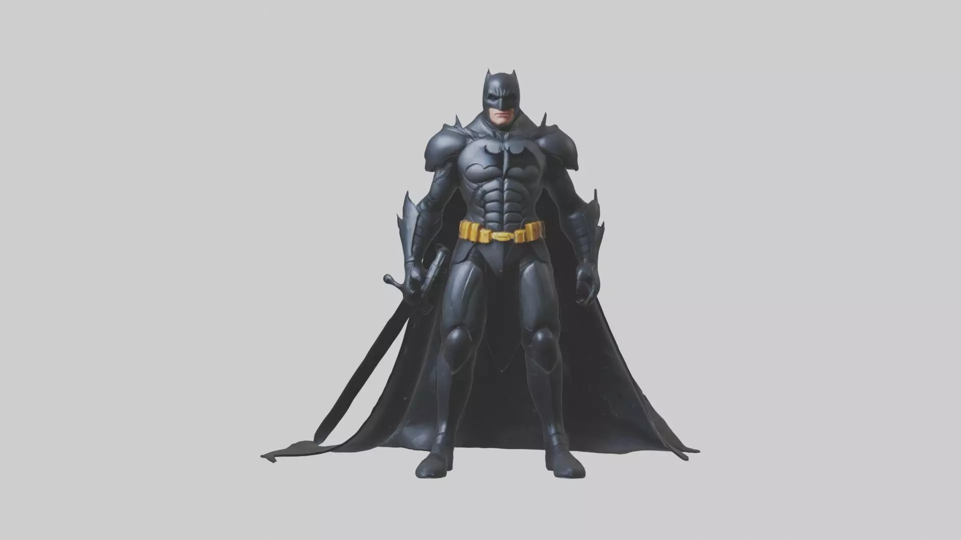 Darkknight Model 1 Low-poly 3D model_0