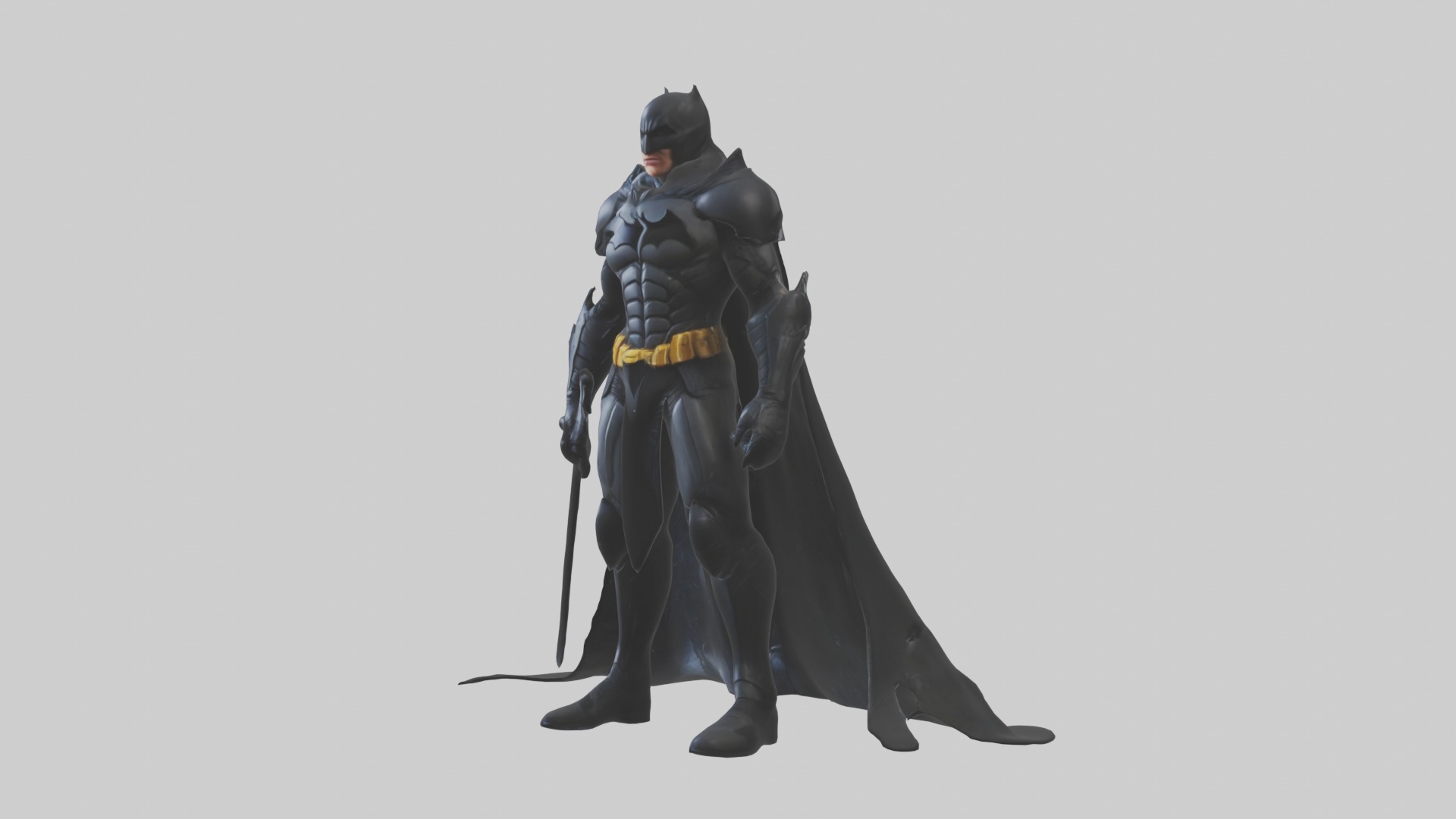 Darkknight Model 1 Low-poly 3D model_4