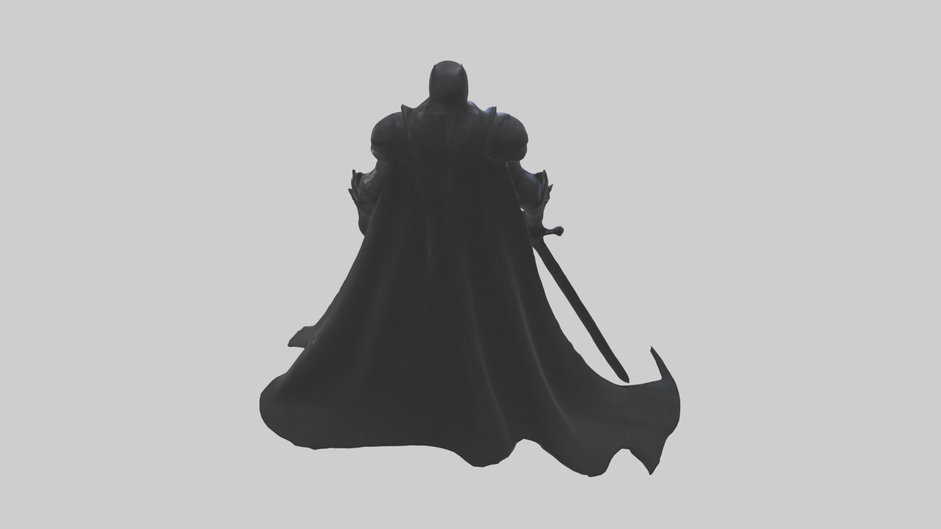 Darkknight Model 1 Low-poly 3D model_9