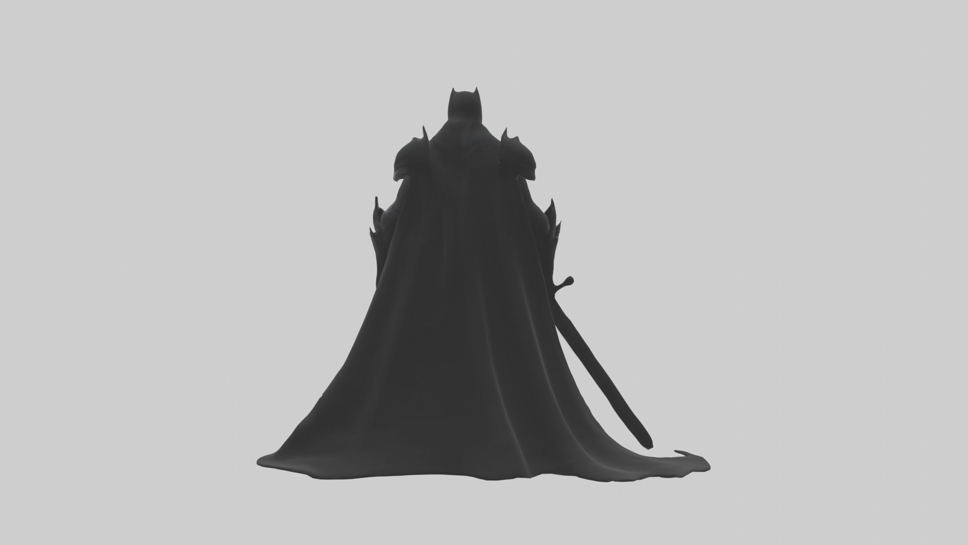 Darkknight Model 1 Low-poly 3D model_1