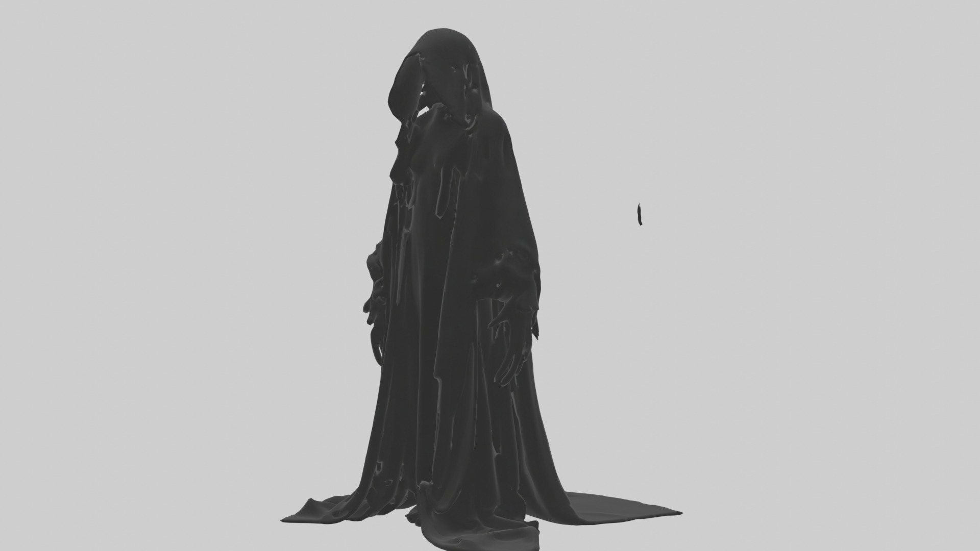 Darkfigure Model 1 Low-poly 3D model_1