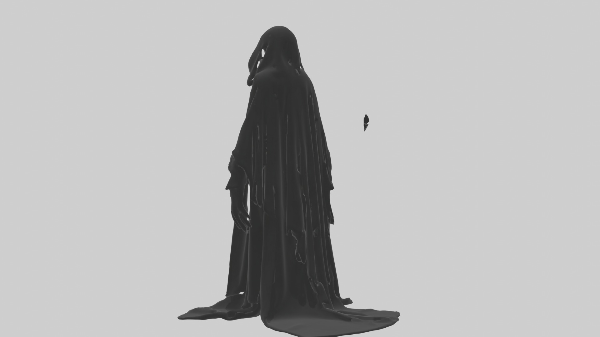 Darkfigure Model 1 Low-poly 3D model_3